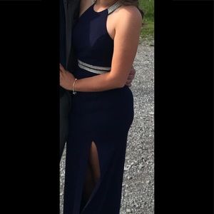 Navy blue prom dress!